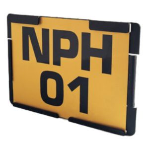 Thermoplastic Number Plate Holder – NPH01